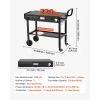 Outdoor Grill Cart, 31.0 x 17.0 inch Tabletop Size Grilling Table, Foldable Outdoor Cooking Table with Tissue Holder, Wheels, Magnetic Tool Rack, BBQ